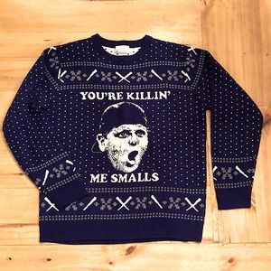 Sandlot “You’re killin’ me Smalls” Christmas sweater.